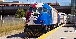 FrontRunner commuter rail runs between Ogden and Provo via Salt Lake City