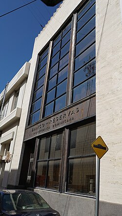 BanReservas (Reserve Bank of the Dominican Republic) in Santo Domingo.