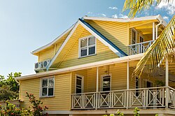 Typical house in San Andrés Island.
