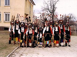 Kukeri from the area of Burgas
