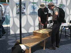 Example of low-tech toilet development being funded: A urine-diverting dry toilet called Earth Auger toilet from Ecuador/US