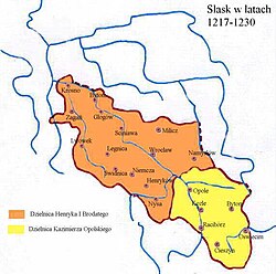 Duchy of Opole–Racibórz under Duke Casimir I (1211-1230)