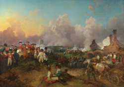 The Grand Attack on Valenciennes by Philip James de Loutherbourg, 1794. The Siege of Valenciennes was an early Allied success but the campaign soon turned against them.