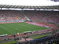 Stadio Olimpico during a Roma match
