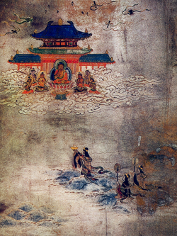 Sutra art from the Heike-Nôkyô, chapter 12.