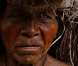 A Yagua elder near Iquitos, Peru