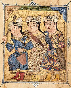 Frontispiece of Sulwan al-Muta’ fi ‘Udwan al-Atba’ by Ibn Zafar al-Siqilli, Mamluk Egypt or Syria, circa 1330.[20]