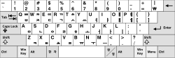 The South Korean dubeolsik [ko] keyboard layout