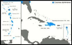 The French West Indies; the huge profits associated with sugar production made this area highly significant.