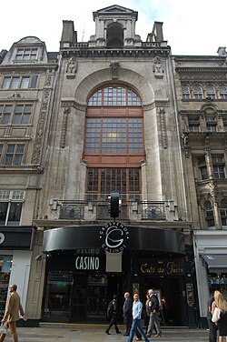 Café de Paris, London, where Steele made early live appearances[7]