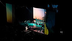 A theatrical concert in Paris in 2023
