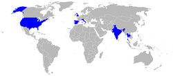 Operators of the Harrier (all variants)