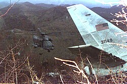 Wreckage of IFO-21 on a mountain near Dubrovnik