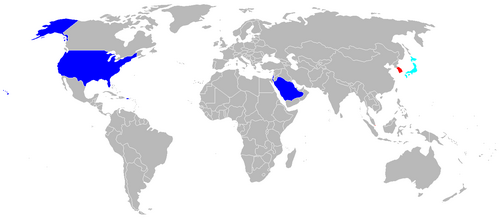 Operators F-15 Eagle Both versions