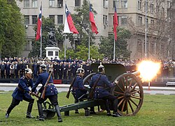 Ceremony for the Nativity of Bernardo O'Higgins in 2012