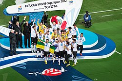 Corinthians won their second world title after defeating Chelsea 1–0 in the final, capping off a year which saw them undefeated in international matches with just four goals conceded.