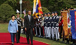 State visit by US President Barack Obama at the Blue House