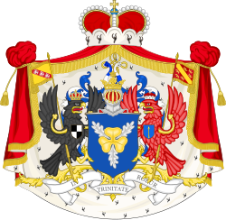 Coat of arms of Otto, prince of Bismarck (German Empire).
