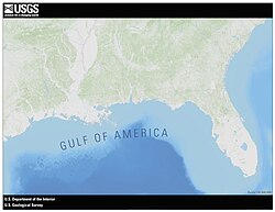 U.S. Geological Survey map, February 2025