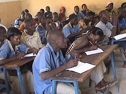 High school students in Kati