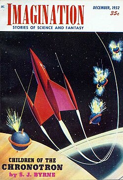 Cover of Imagination, an American science fiction and fantasy pulp magazine (1952)