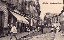 A street in Ceuta, c. 1905–1910