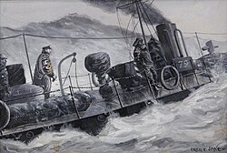 Prince George of Wales in Command of Torpedo Boat 79, 1889