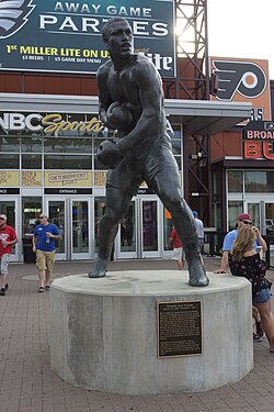Statue of Frazier in South Philadelphia