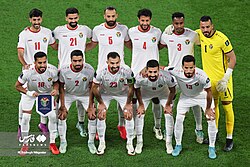 Jordan's starting 11 against South Korea in the 2023 Asian Cup