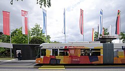 TOSA Bus at PALEXPO Flash bus stops
