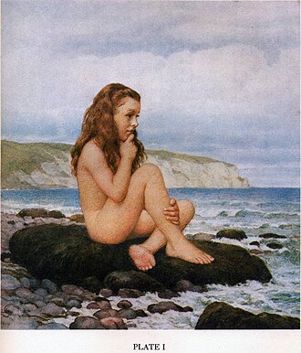 Lewis Carroll photograph of Beatrice Hatch, colourised on Carroll's instructions