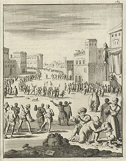 Mourning rituals in Iran, dated 1682
