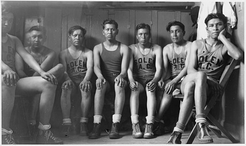 Solen basketball team, Standing Rock Agency (1947)