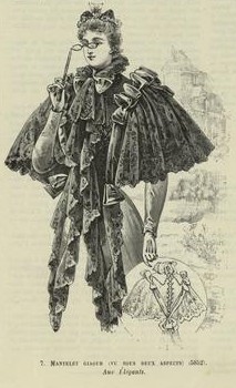 Mantelet, French, 1895