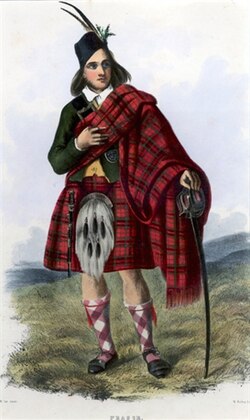 Romantic depiction of a Fraser clansman by McIan