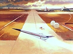 Illustration of NASP taking off