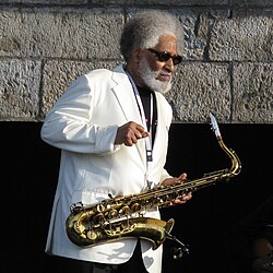 Rollins at the Newport Jazz Festival in 2008