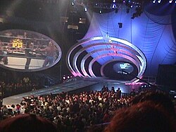 The set used from the show's debut on August 26, 1999, until August 16, 2001