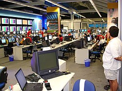 View of the ATHOC Technology Operations Center during the Games.