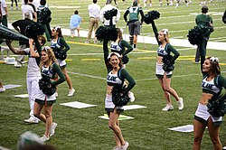 Tulane Cheer at Homecoming, 2012