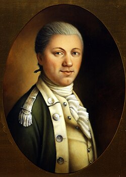 Maj. Samuel Nicholas, first commandant of the Marine Corps, was nominated to lead the Continental Marines by John Adams in November 1775.