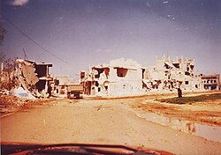 Hama devastation after bombardment by the Syrian army
