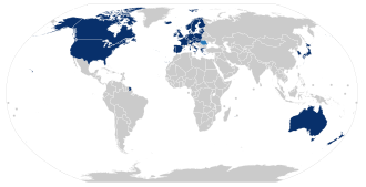 Member and associate nations of the Development Assistance Committee Member nations Associates