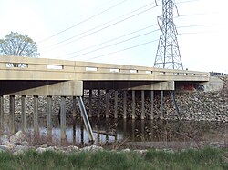 Replacement bridge on Indian Trail Road, installed 2008