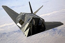 The F-117 Nighthawk was a stealth attack aircraft (sectional retirement from combat service in April 2008).