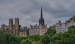Skyline of the Edinburgh Old Town
