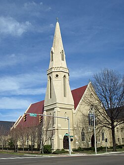 St. John's Episcopal Church, Montgomery. The Secession Convention of Southern Churches was held here in 1861.