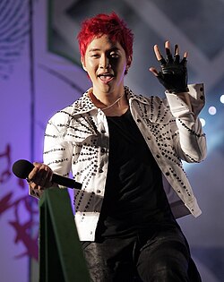 Lee performing in 2011
