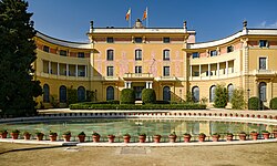 The Royal Palace of Pedralbes in Barcelona, headquarters of the Union for the Mediterranean