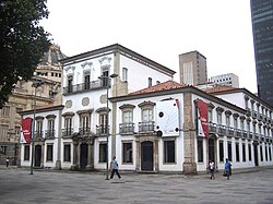 The Paço Imperial, an 18th-century colonial palace located in Rio de Janeiro, used as a dispatch house by King João VI of Portugal and later by his son, Emperor Pedro I of Brazil.